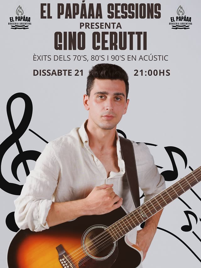 Música en directo de los 70’s, 80’s y 90’s con Gino